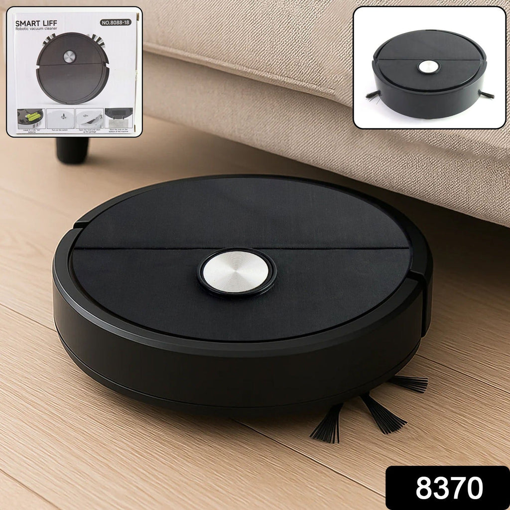 In-use Vacuum Cleaner Sweeping Robot performing cleaning in a modern living room