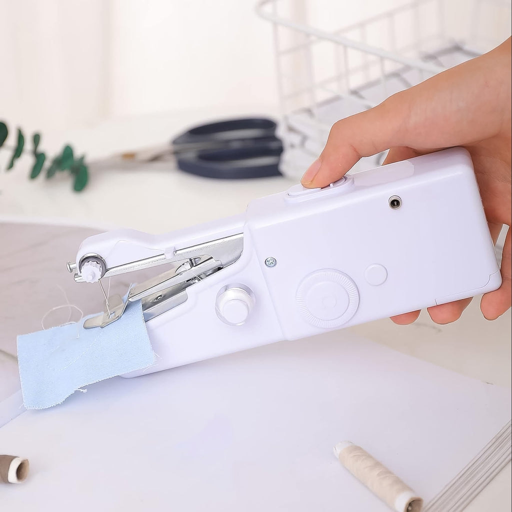 Packaging box for the  portable mini electric sewing machine.