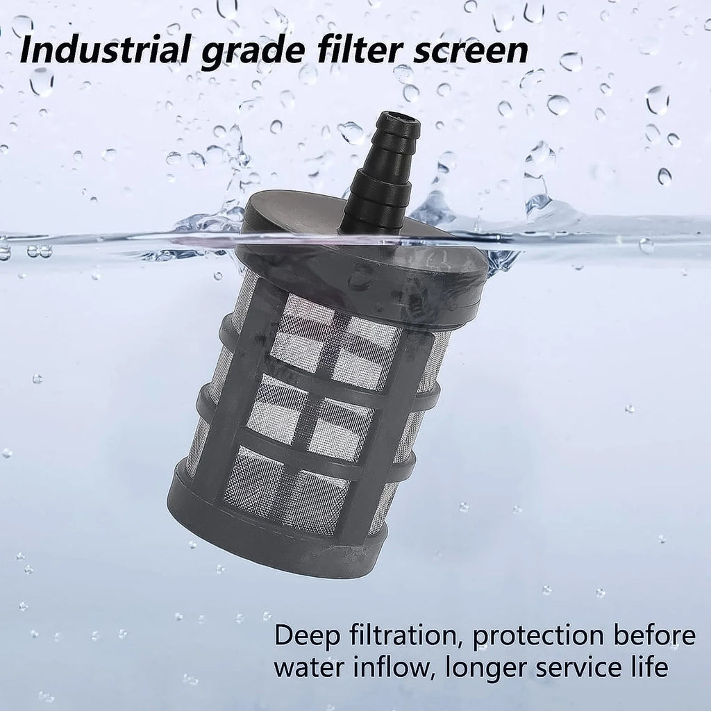 Detailed view of the car washer gun and its easy-to-attach hose.