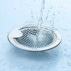 Stainless steel sink drain strainer with smooth rim for easy removal