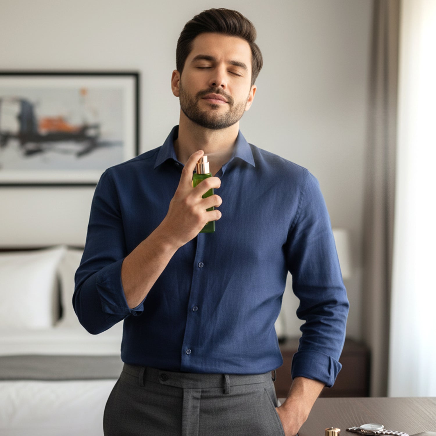 Unisex portable perfume spray set for men and women