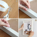 Medium strong double sided foam tape roll for mounting tasks
