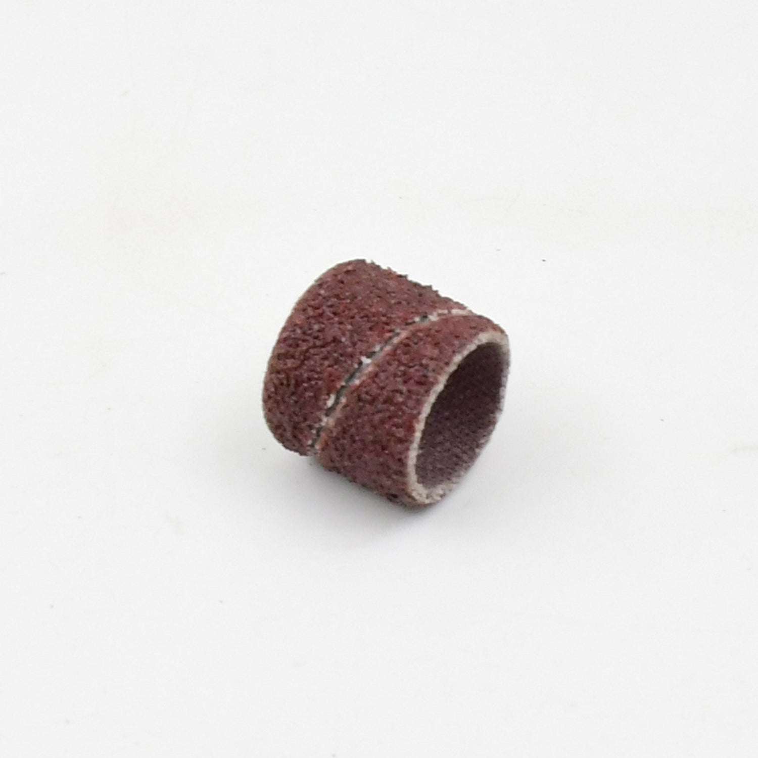 A mandrel for rotary tools, demonstrating how sanding sleeves attach.