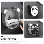 Compact Panda Soap Box organizing bathroom essentials