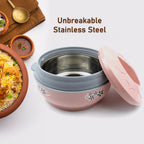 Top-down shot of the 4500ml insulated casserole with its secure, heat-retaining lid.