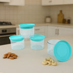 Hand demonstrating the secure airtight seal of an Organivo container from the Mukhwas Dani Set.