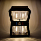 Diagram illustrating the easy installation process of the solar wall light.