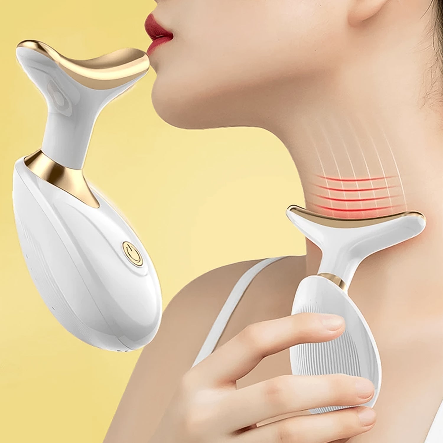 The Neck Face Massager's advanced technology for lifting and firming skin.