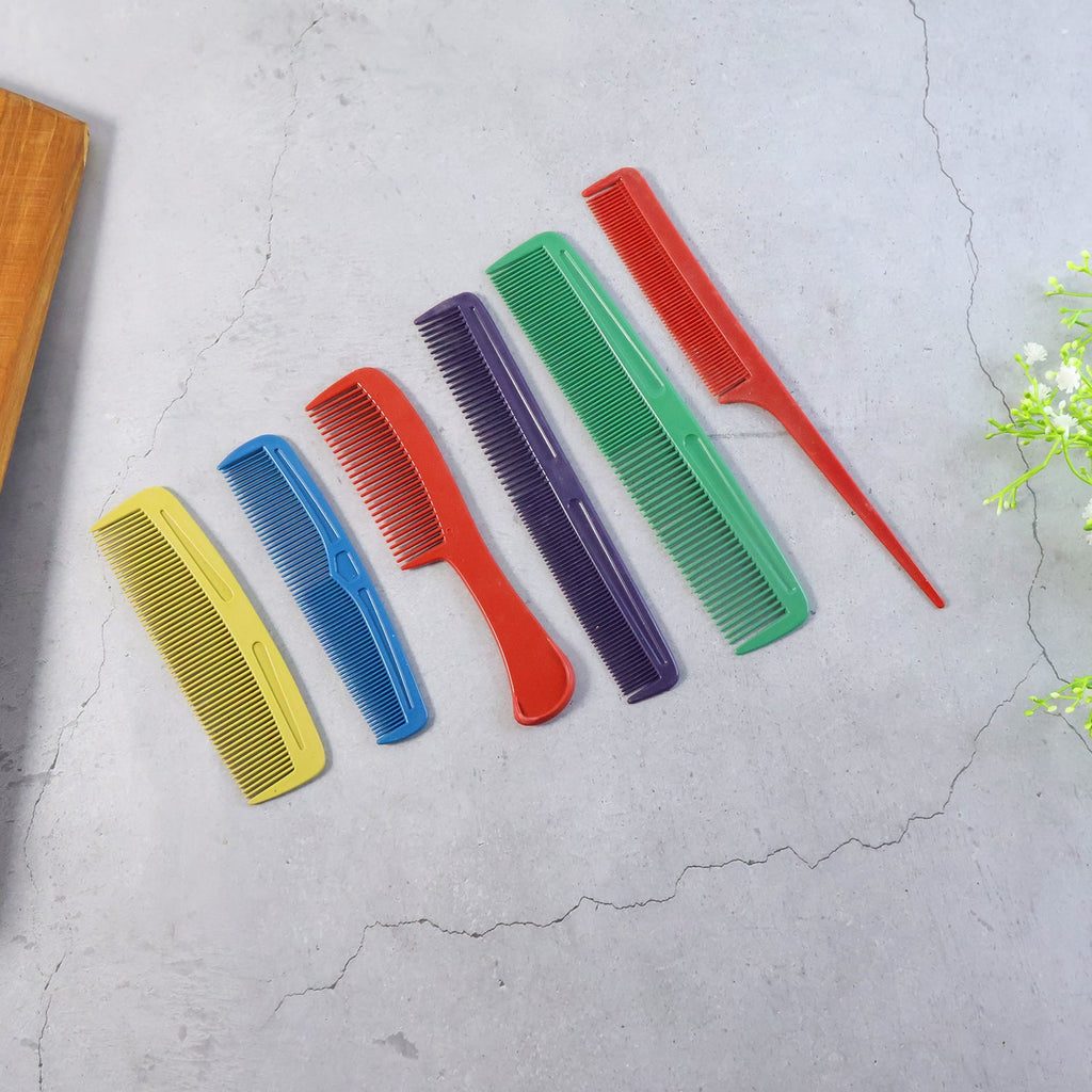 Complete hair comb kit with different tooth profiles