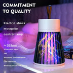 Detailed view of the USB port and control buttons on the FERVENT Mosquito Killer Lamp.