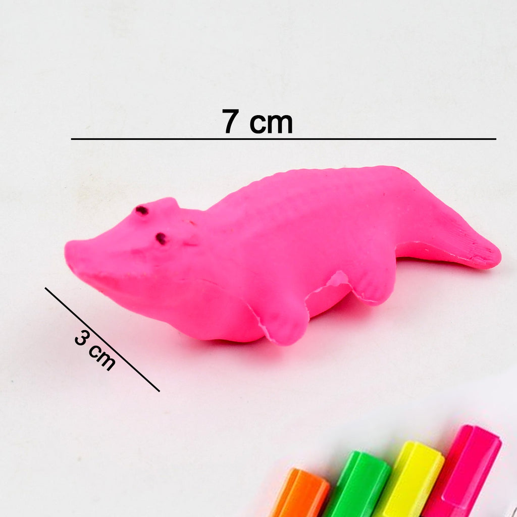 Assortment of cute erasers for school, neatly arranged to show variety.