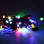 Decorative flower LED string light showcasing intricate floral patterns.