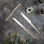 Cisora kitchen knife slicing meat with precision and ease