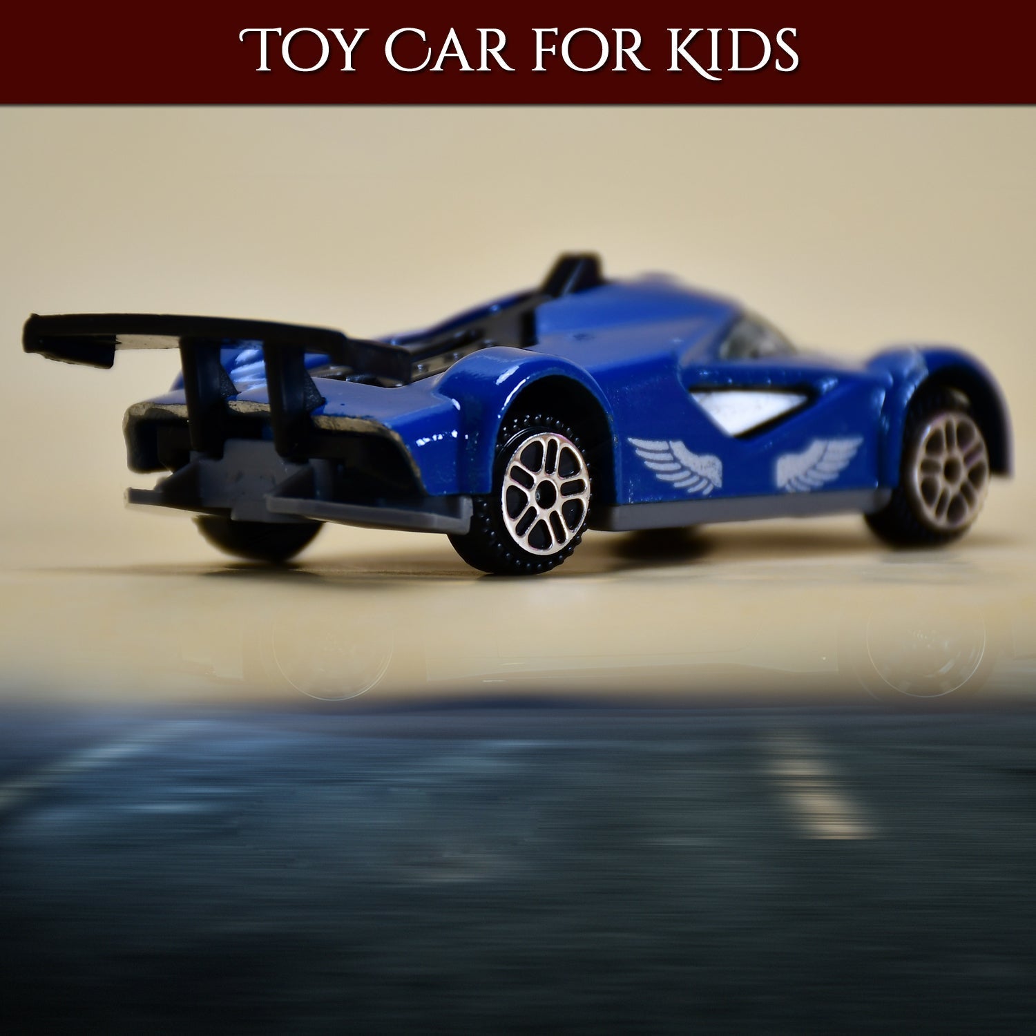 Stylish Die-Cast Street Racer Car from Aditi, a durable metal toy for kids.