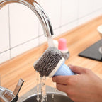 Set of versatile Pro Clean palm brushes for various household cleaning tasks.