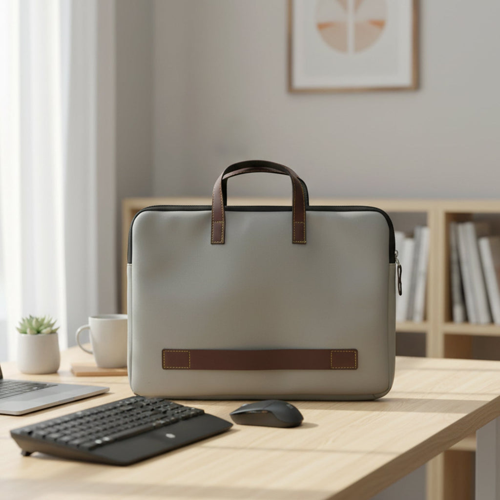 Interior view of a professional business carry bag