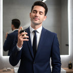 Black Oud fragrance perfume spray bottle