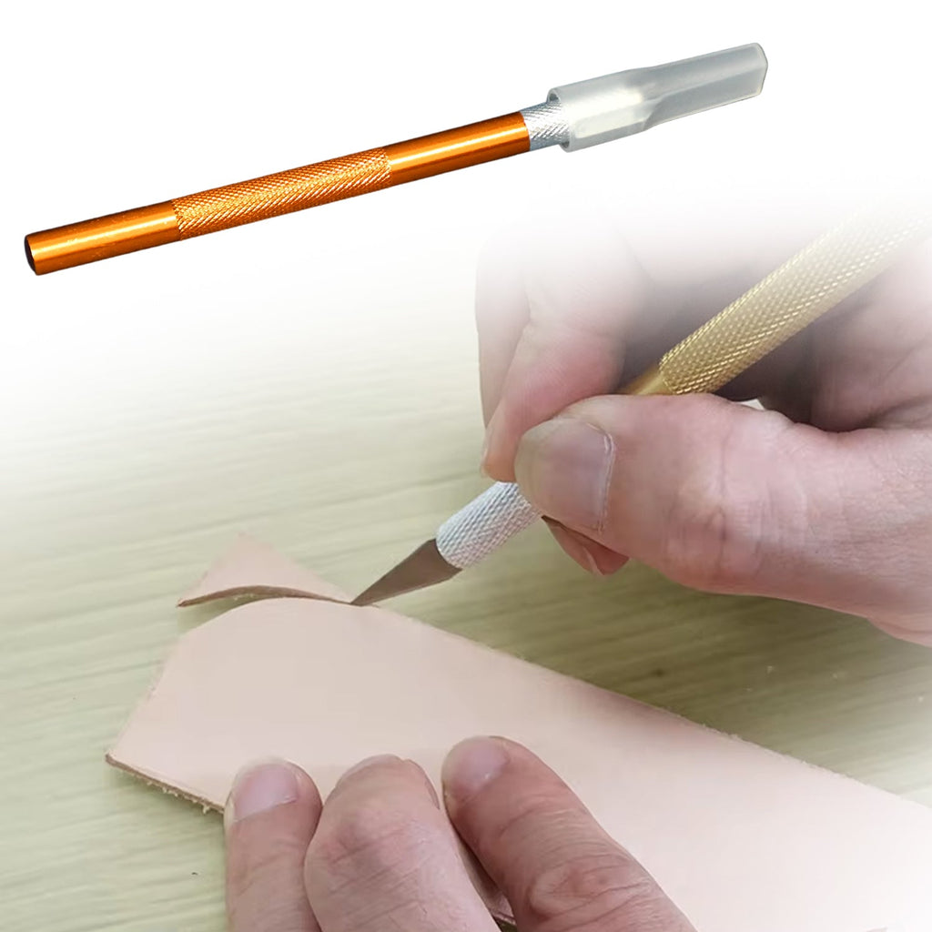 CutNova precision craft knife with cap and spare SK5 blades for DIY projects