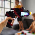 LED flashing sound laser toy gun with vibrant multicolor lights