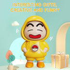 A yellow Face Changing Keychain displaying a playful, mischievous expression.