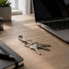 Assorted metal keychain clips for keys, bags, and belts