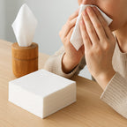 Soft facial tissue paper napkins 50 pcs pack folded neatly
