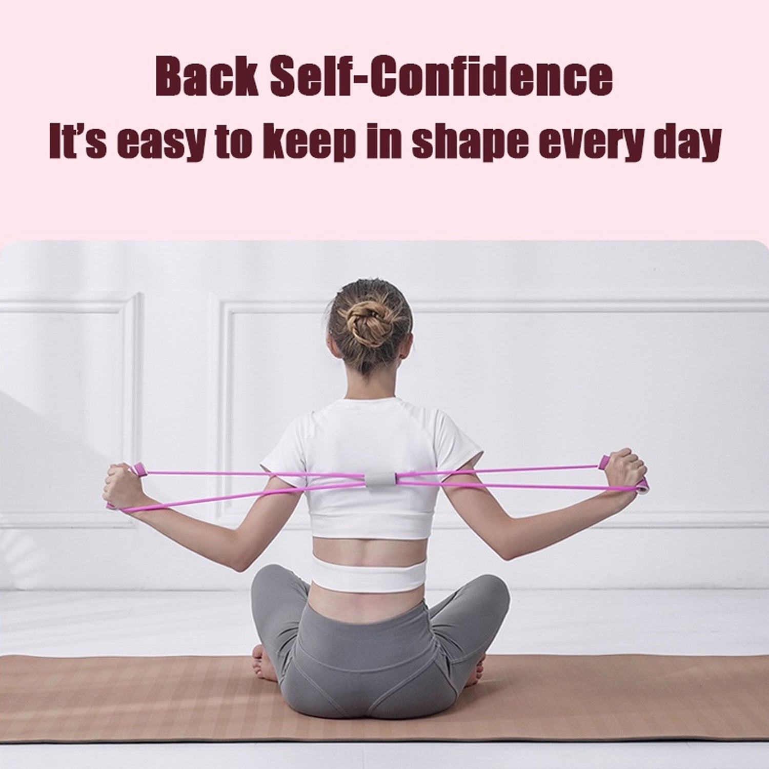Durable resistance loop band for strengthening exercises and physical therapy.