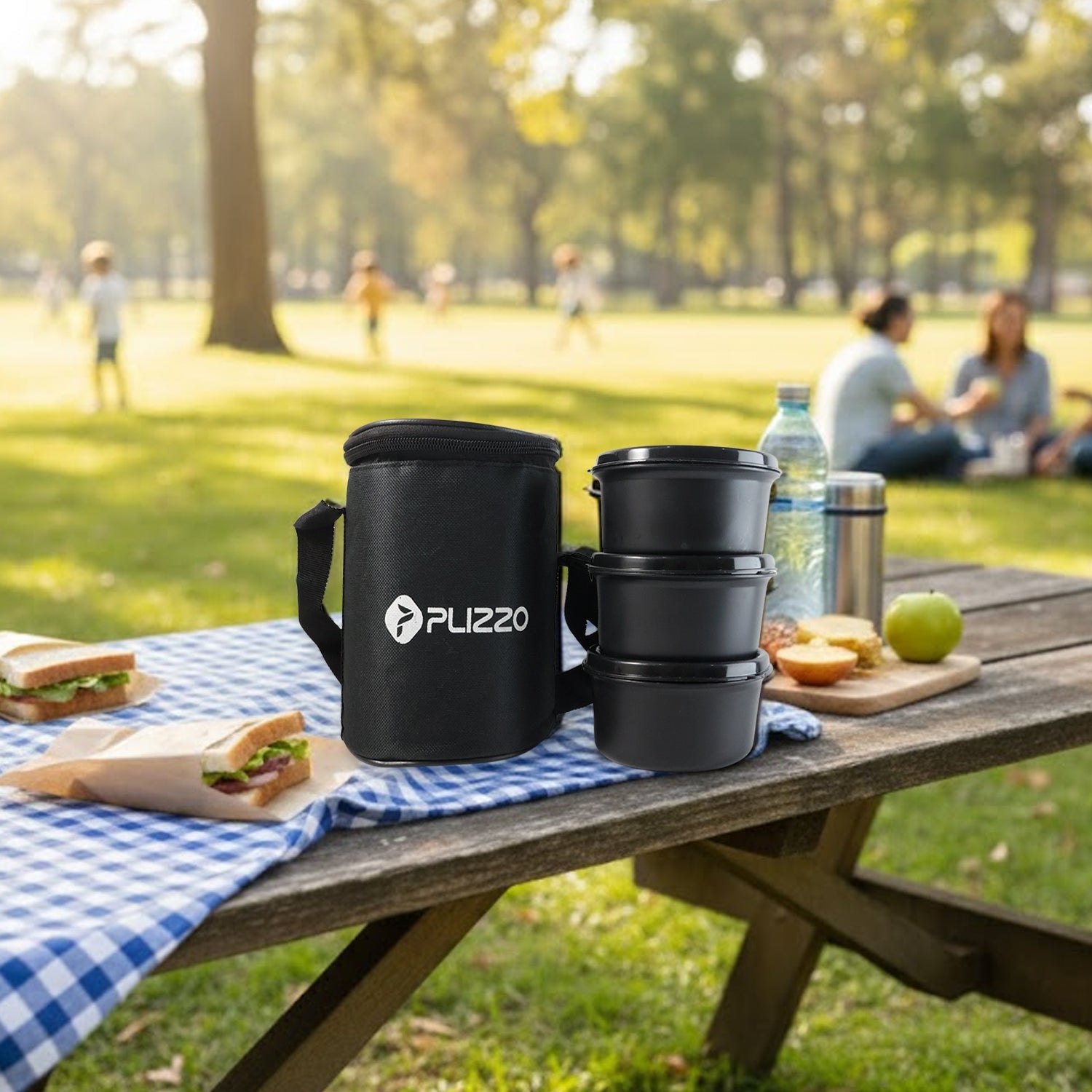 Durable stainless steel tiffin lunch box ideal for travel and daily use