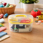 Organized stitching kit including all essential sewing tools