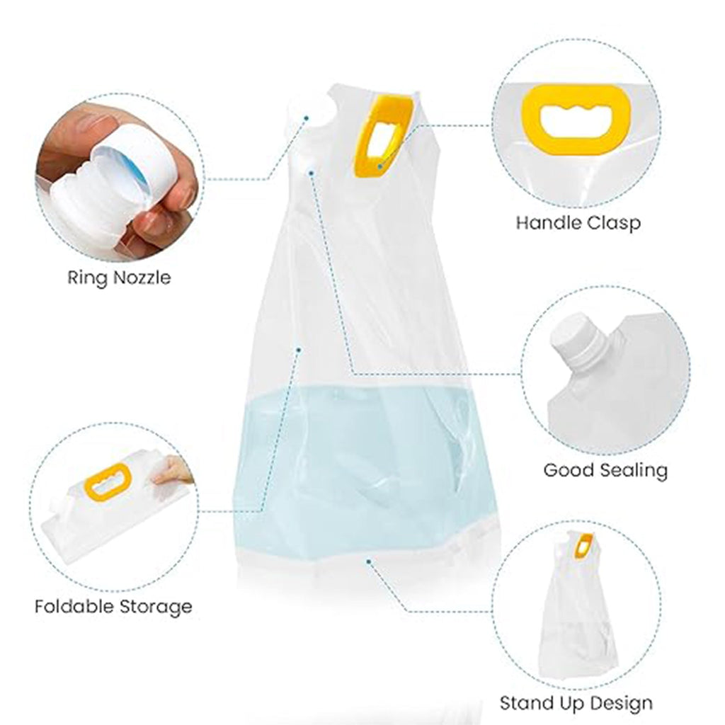 Resealable airtight food storage bag with screw-on leakproof cap