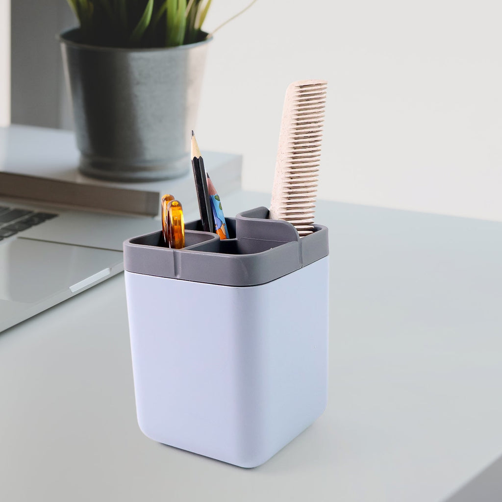 Office desk organizer utility holder crafted from durable plastic