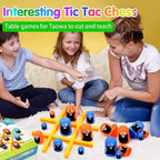 Two players engaging in a Gobble Game match, focused on strategic moves.