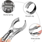 Set of long-lasting stainless steel windproof clothespins for clothes and blankets.