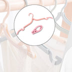 Travel hanger made of durable ABS material with ergonomic shape