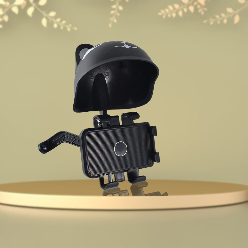 Sun visor for motorcycle phone holder showing durable and lightweight design