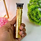 Compact and lightweight body hair trimmer held in hand, ideal for travel and daily use.