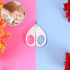 Baby safety nail cutter scissors with circular cutter head for precise clipping