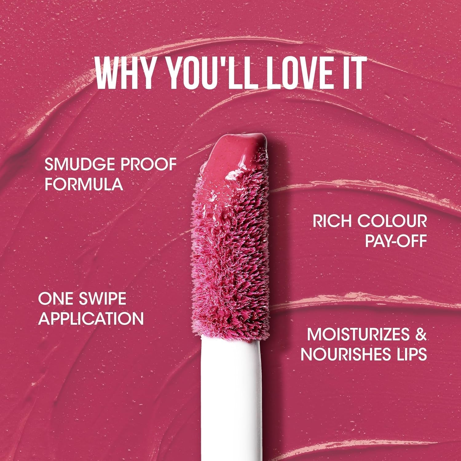 Liquid Lipstick applicator wand for smooth and precise application