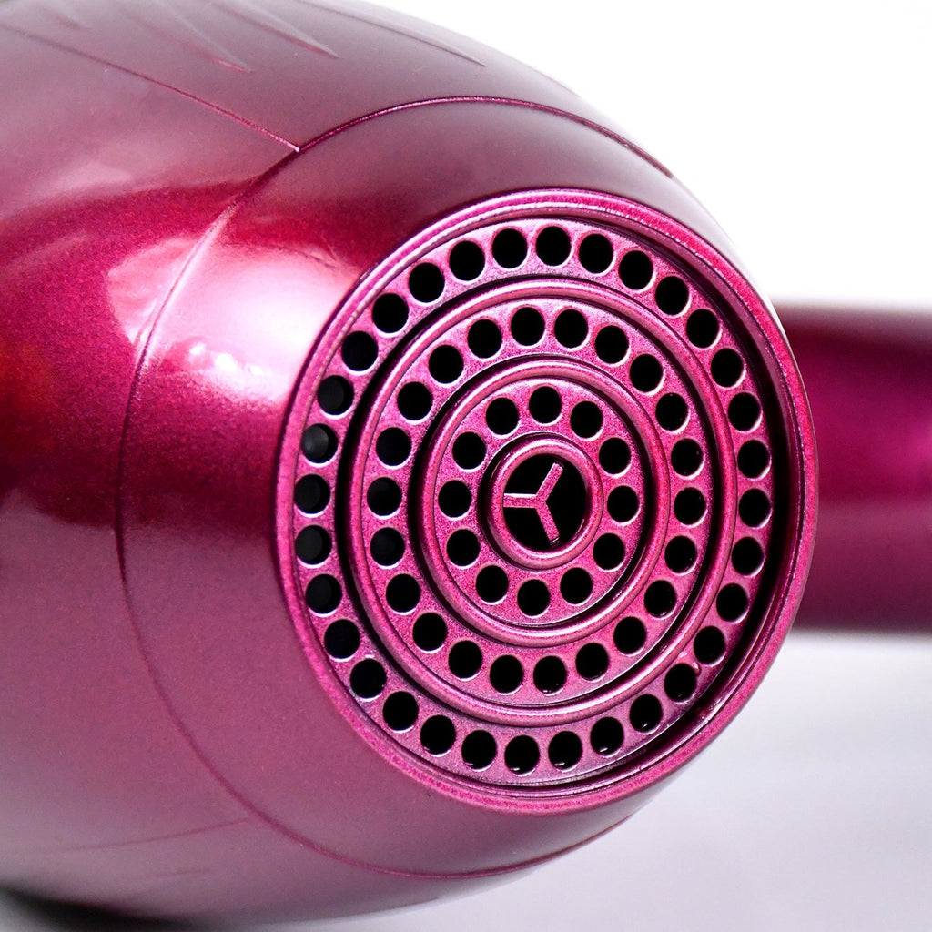 Hair dryer featuring hook design for easy storage and space saving