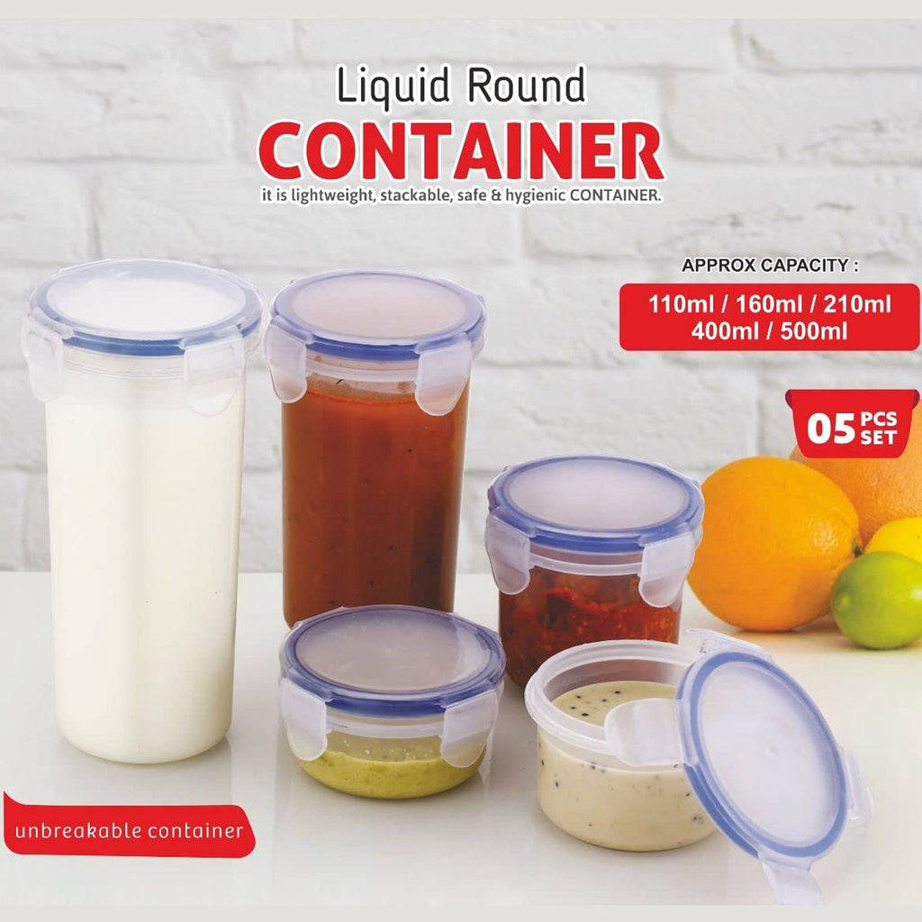 Close-up of a secure locking lid on an Organivo airtight food storage container.