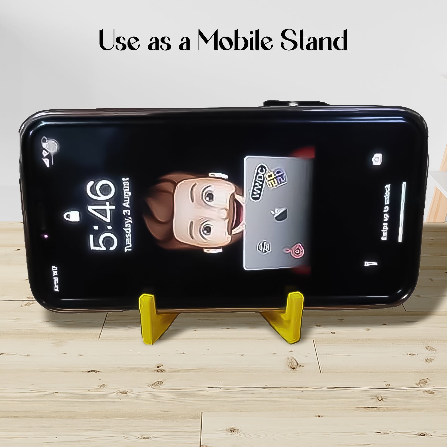 Bulk set of 100 multicolor 2-in-1 plastic keychains with phone stands.