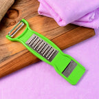 Compact 3-in-1 kitchen peeler tool for peeling, grating, and slicing