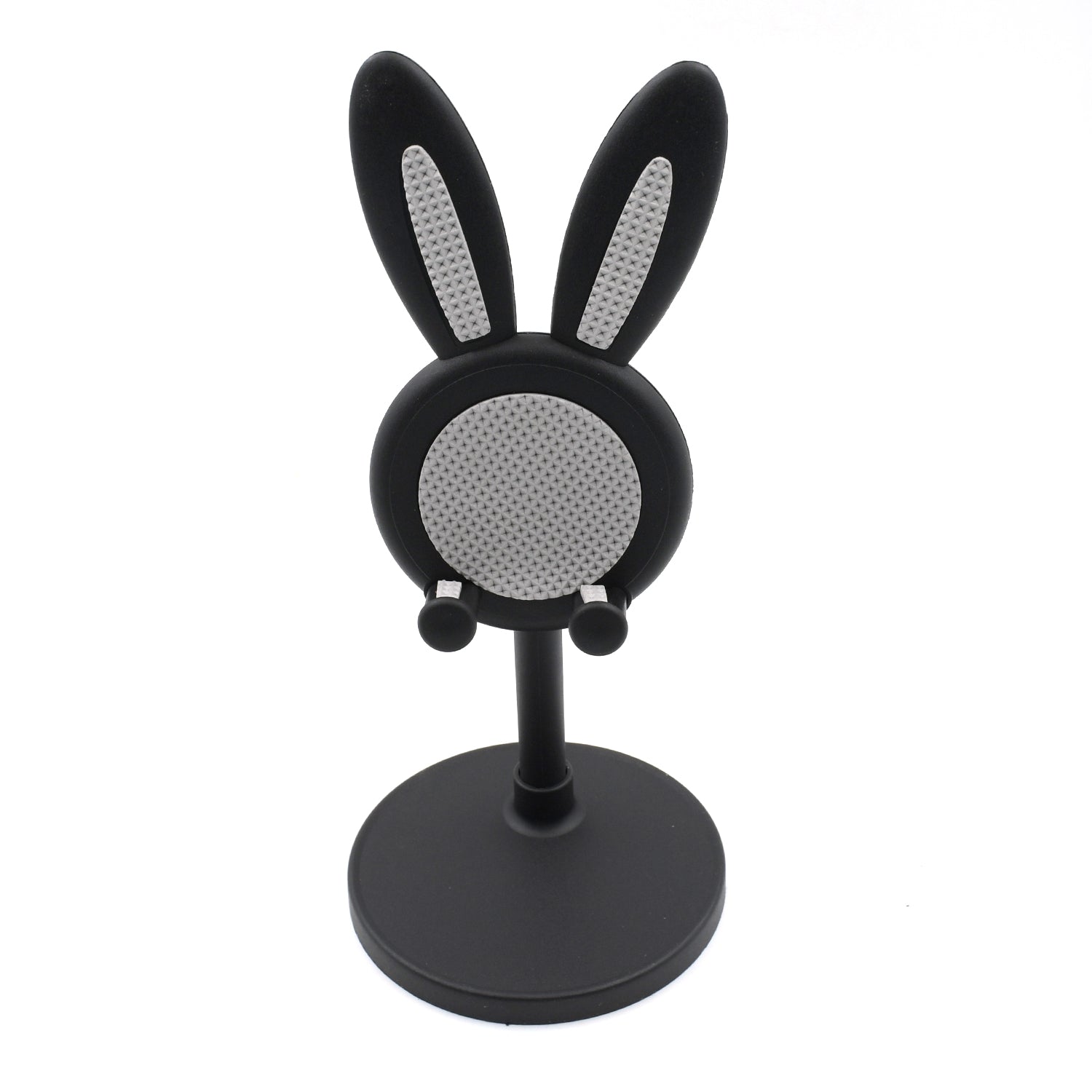 The Bunny Phone Stand in a home office setting, perfect for desk organization.