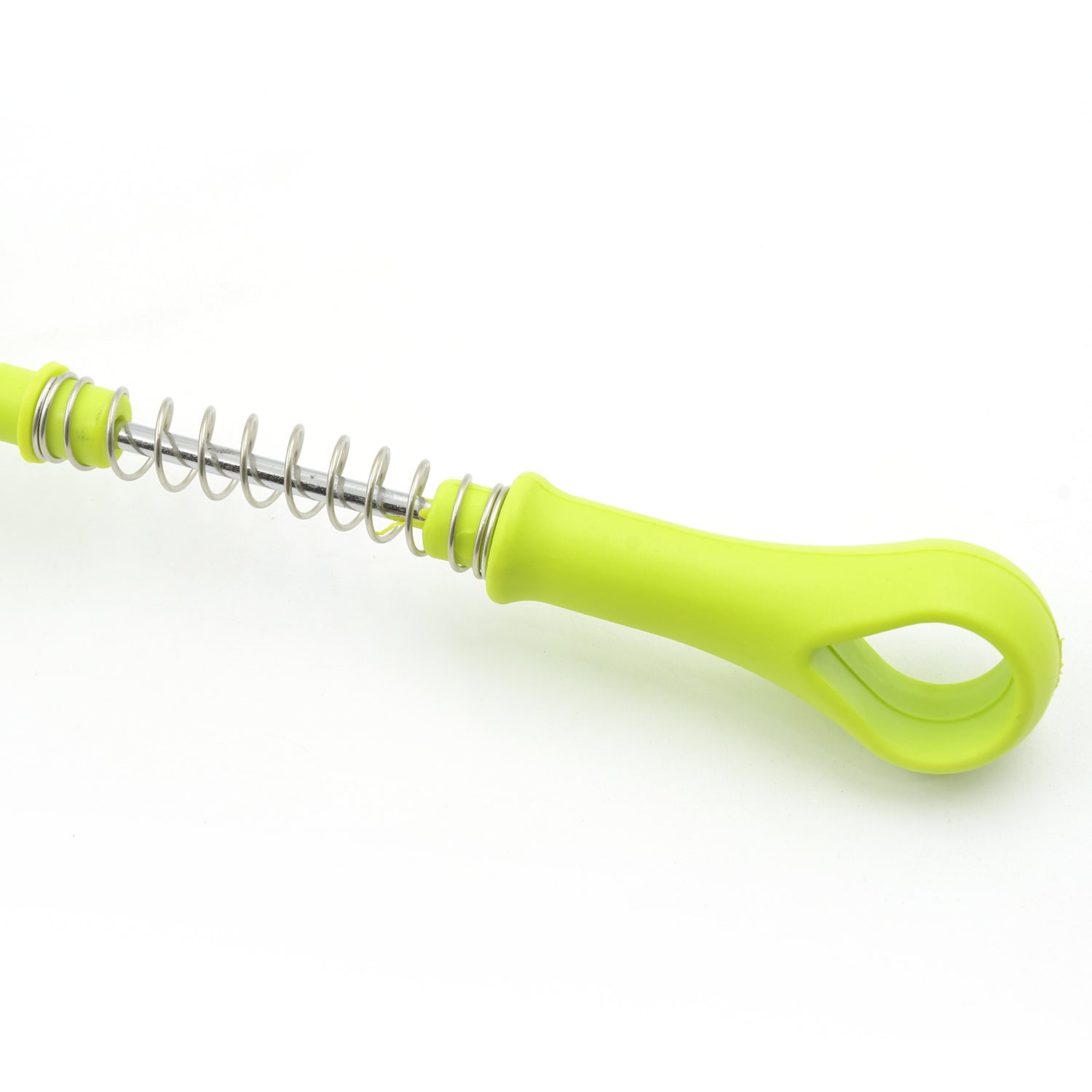 Top-down view of the potato masher, highlighting its unique perforated mashing plate.