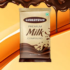 Chocotown Milk Chocolate Compound Slab packaging with brand logo.