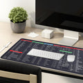 Large Shortcut Keyboard Mat featuring essential productivity keys for office work.