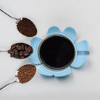 Six durable heat resistant coasters featuring a mix of colors and intricate patterns, perfect for gifting.