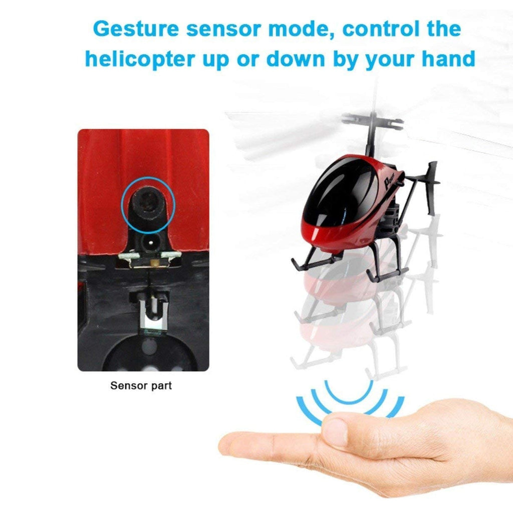 Front view of the Remote Control Helicopter, ready for automatic take-off and exciting aerial stunts.