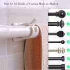 Easy install waterproof curtain hooks for home or bathroom
