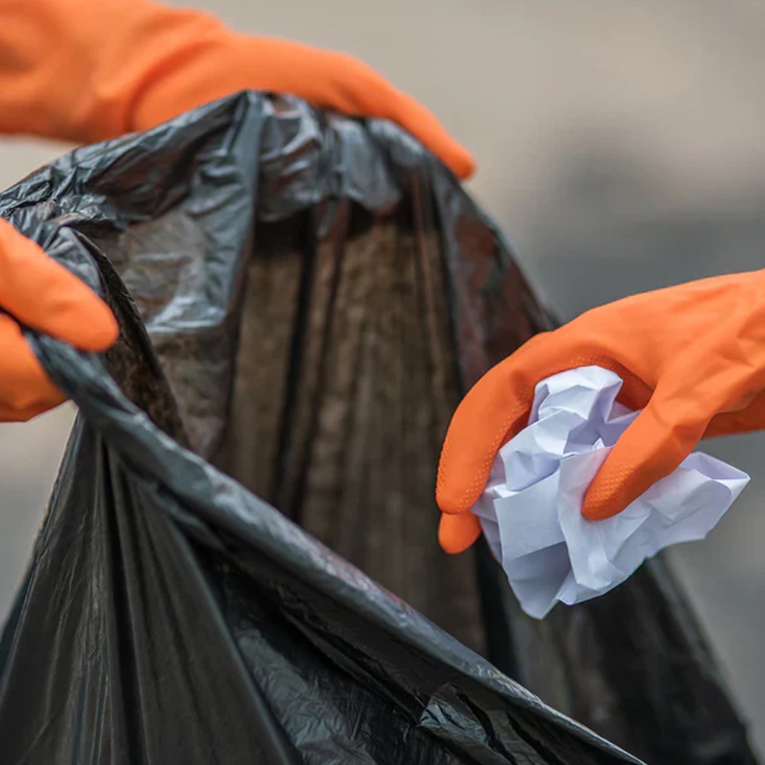Rolled eco wrap disposable trash bags for kitchens